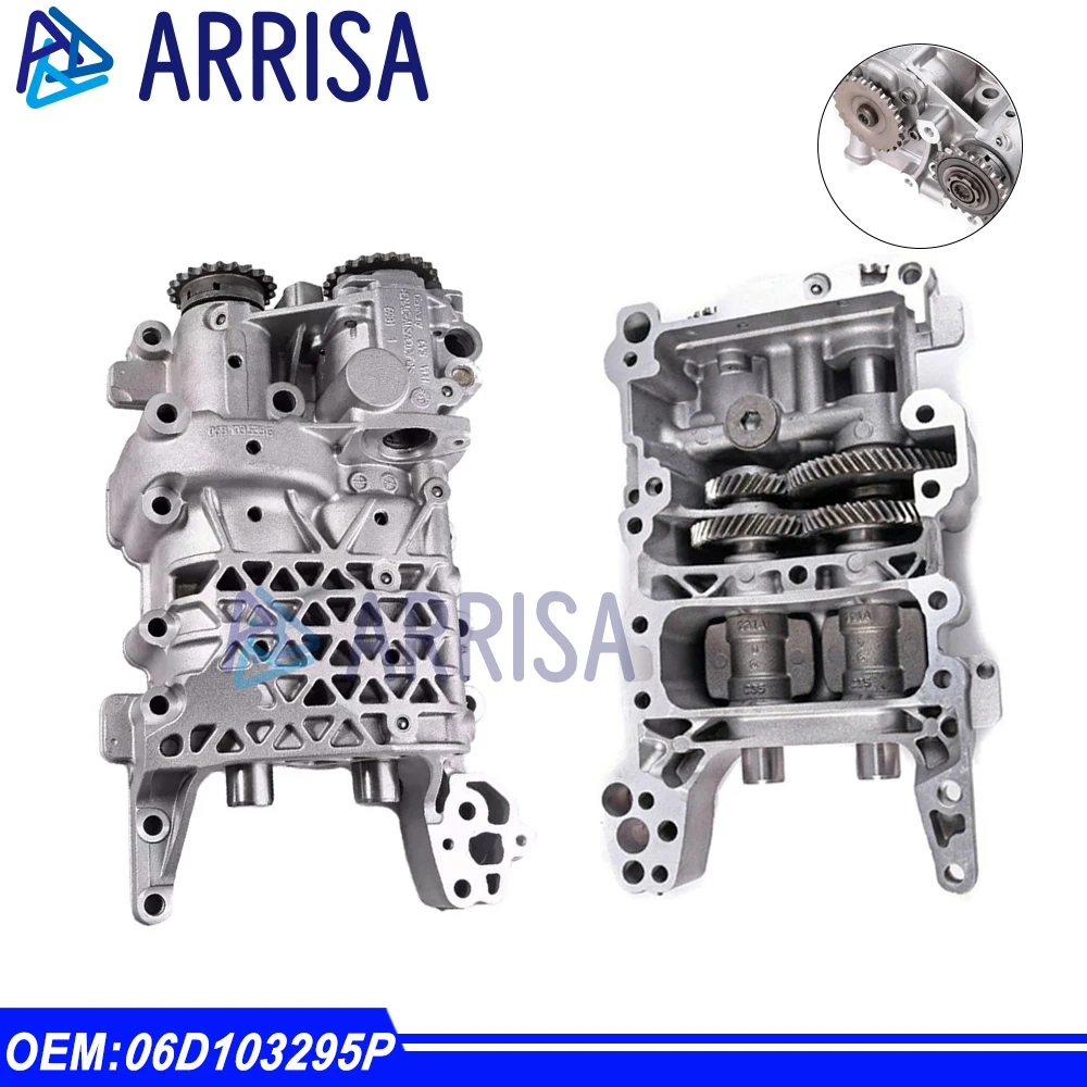 06D103295 Балансировочный блок вала масляного насоса двигателя 06D103295K 06D103295E ﻿ Для VW Jetta Golf Audi A3 A4 S3 TT 2.0 TSI 2006-2009