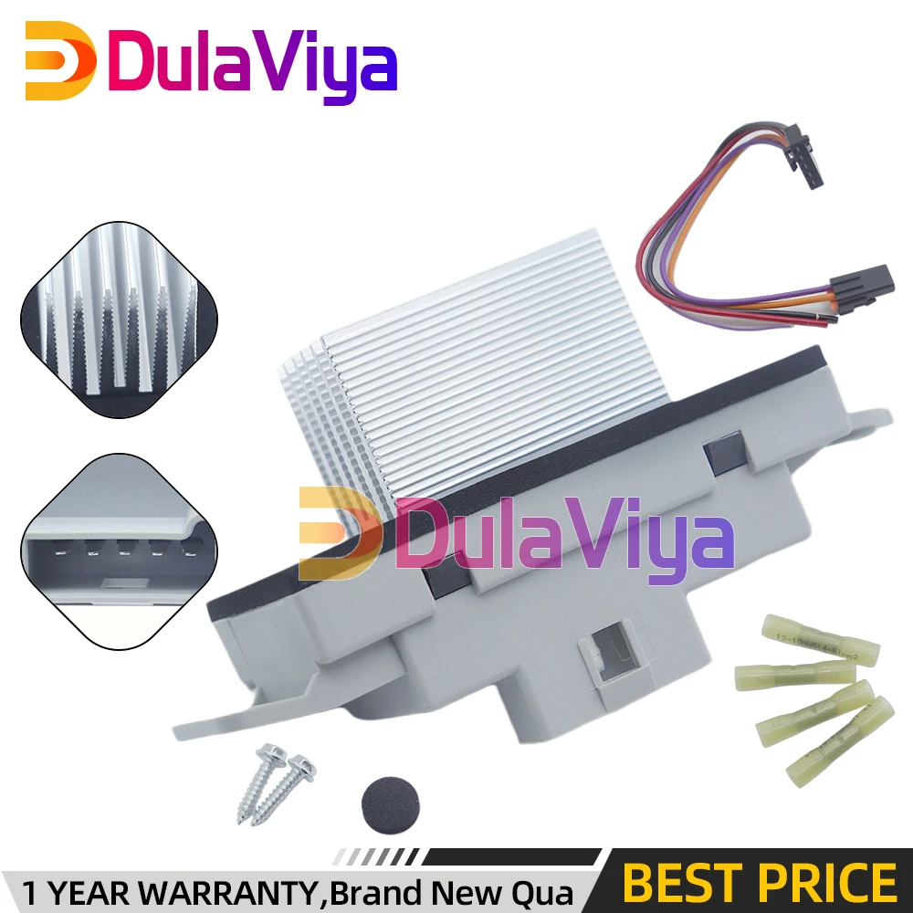 

AC Blower Motor Resistor With Plug For Chevrolet Impala Cadillac Escalade GMC Sierra Yukon 93803636 1580567 89018964 89018653