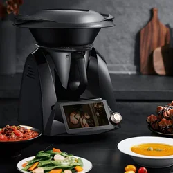 Robot da cucina multifunzionale Robot da cucina intelligente All-In-One Cooker Chopper Steamer Blender bollire impastare pesare