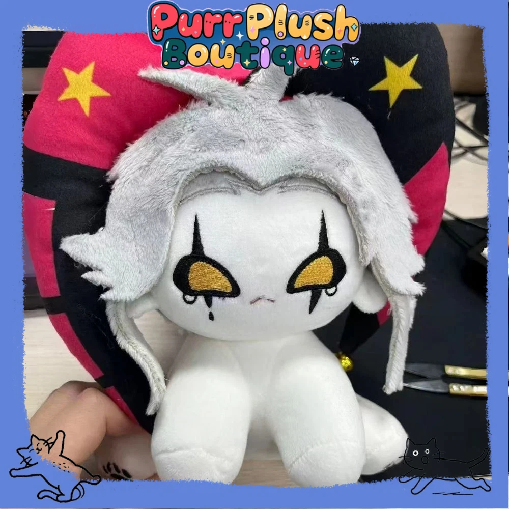 

Плюшевая кукла-игрушка Пьеро-арлекин из цирка фриков, 20 см, аниме-игровая периферия, подарок