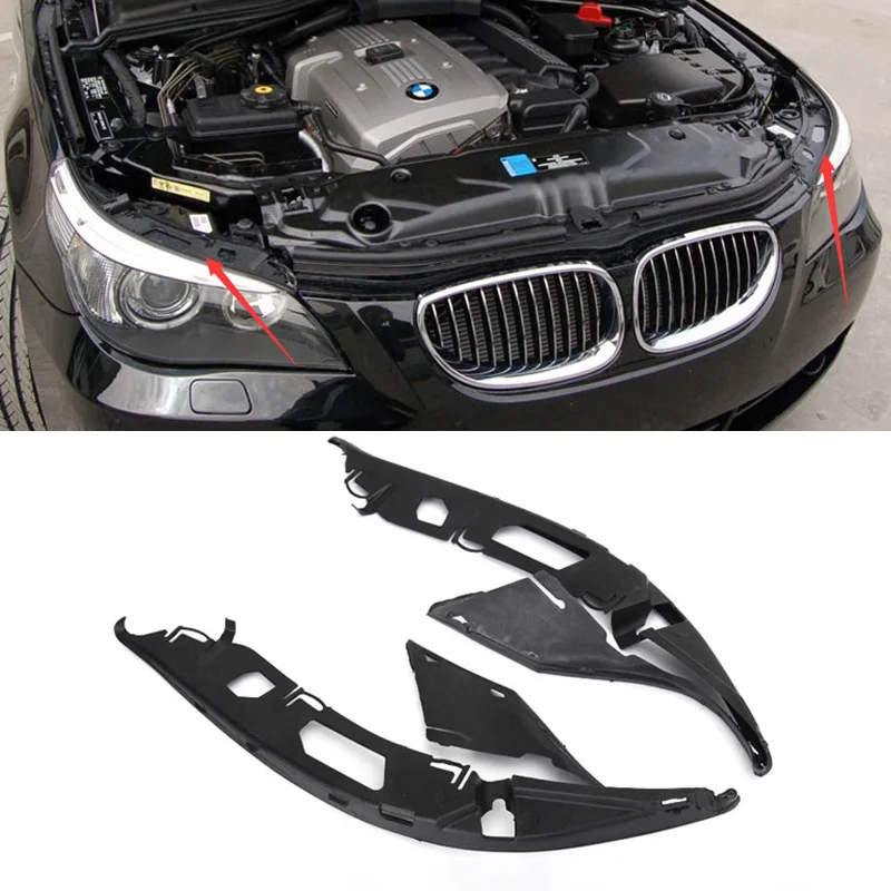 Headlight Lens Seal Gasket for BMW E60 5 Series 04-10 m5 63126934511 63126934512 Car Headlight Lens Shell Cover