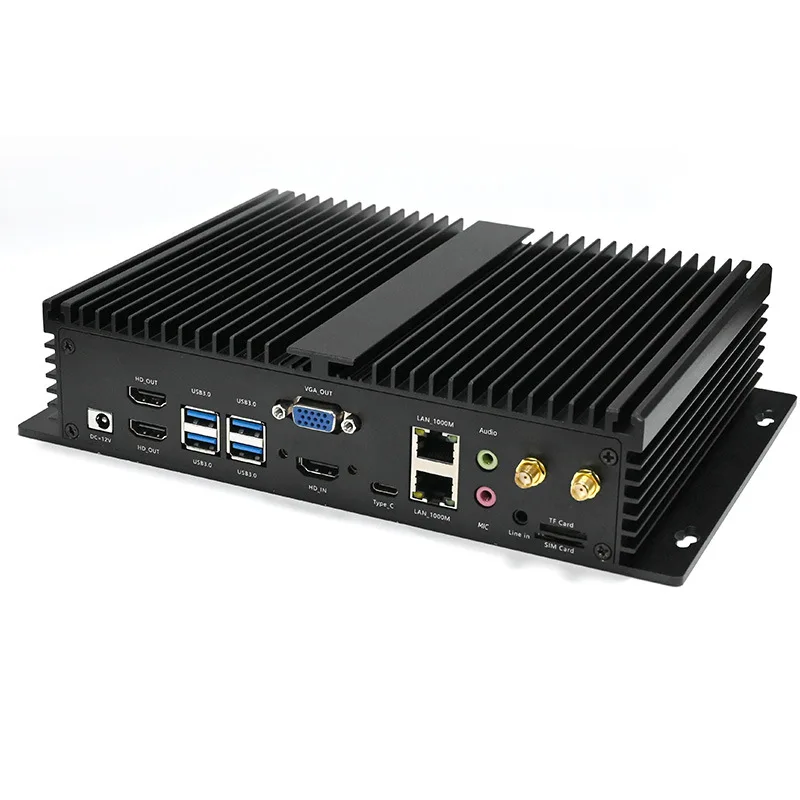 

RK3588 industrial control AI edge gateway computing ARM platform industrial data 8 core 6TNPU cloud end point thin airliner
