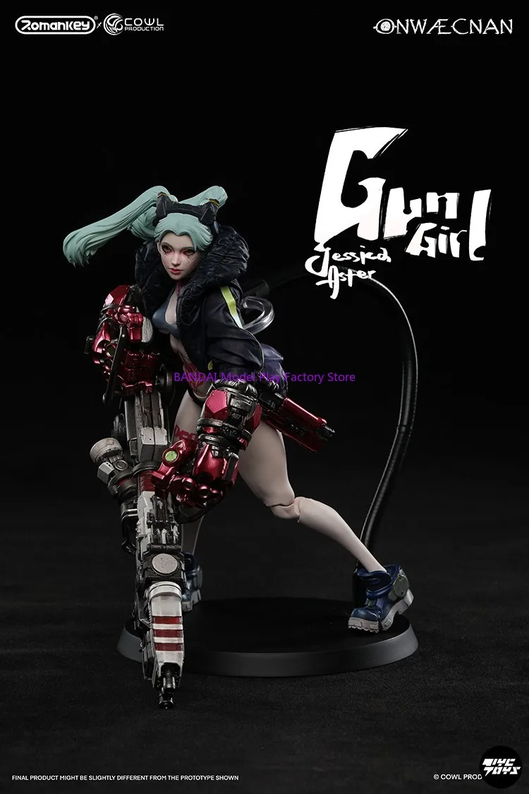متوفر 2025 Q2 روماني X COWL 1/12 بندقية فتاة جيسيكا عمل الشكل 6 ''أنثى الجندي تمثال مجموعة كاملة نموذج تحصيل