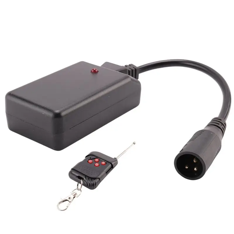 10X 3 Pins XLR Wireless Remote Control Receiver For Smoke Fog Machine DJ Stage Controller Receptor Fogging 400W 900