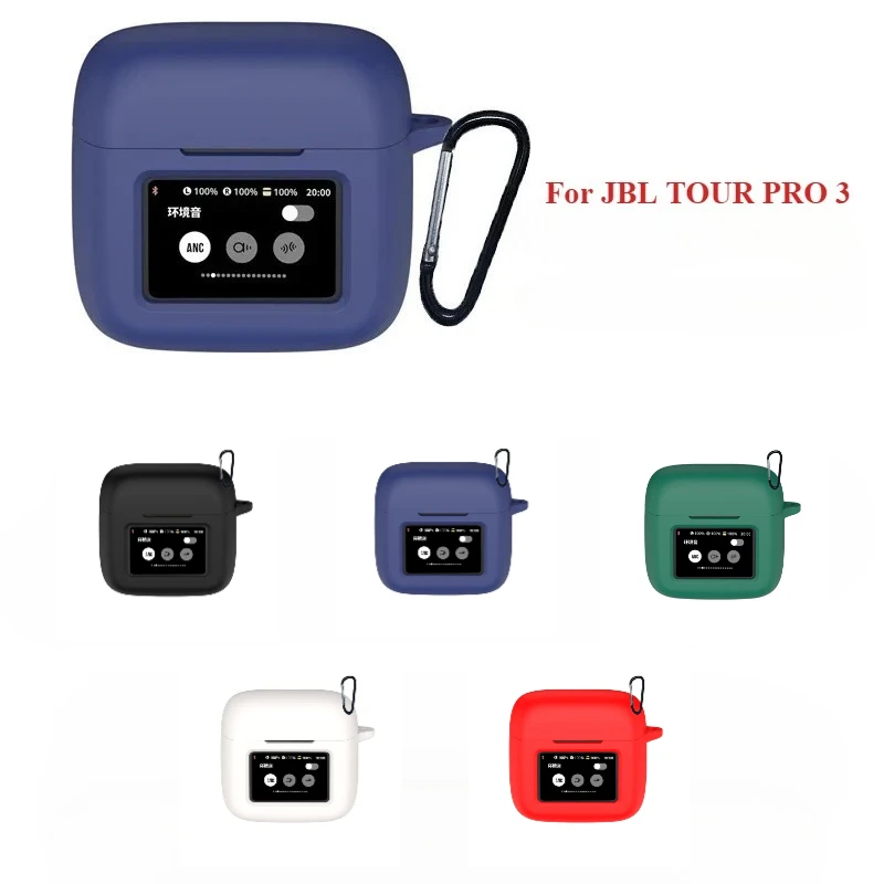 

For JBL TOUR PRO 3 Case Soft Silicone Protect Bluetooth Earphones Case Cover For JBL TOUR PRO 3 Shockproof Headphones Box Fundas