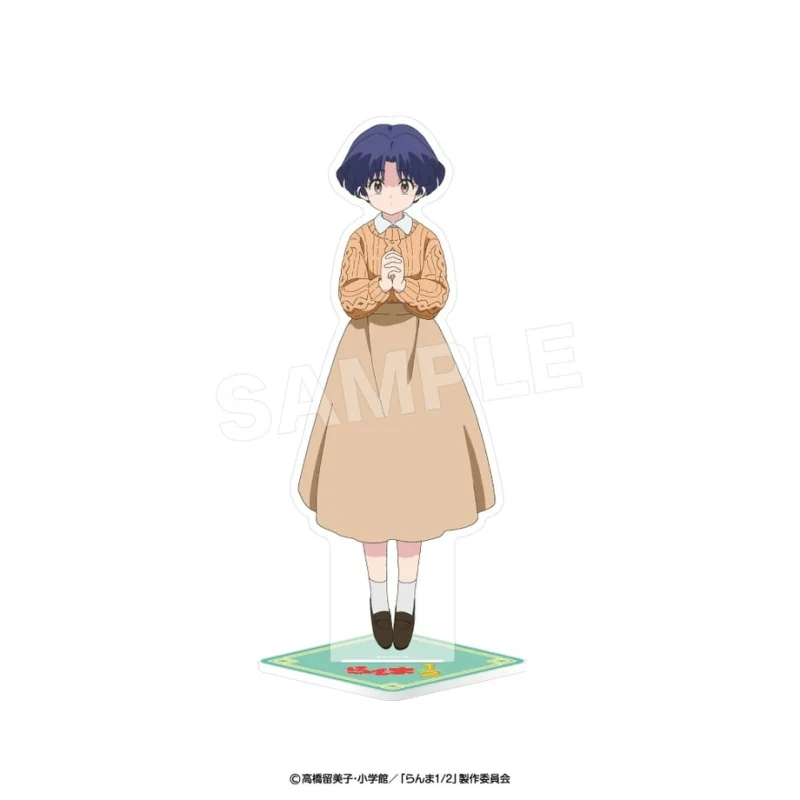 Anime Ranma 1/2 Ranma Saotome Mousse Human-shaped Acrylic Stand Model Plate Keychains Desktop Ornament