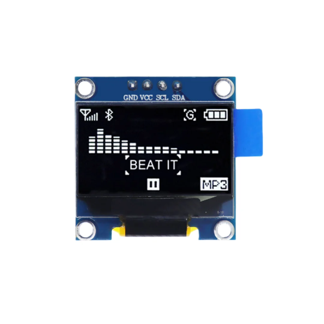 SSD1306 0.91 0.96 1.3 inch IIC serial 4 pin white/blue/yellow blue OLED display module 128X64 12864 LCD screen board for arduino