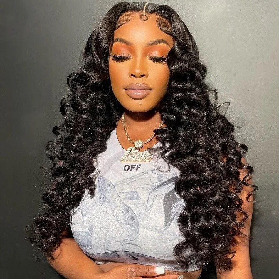 

200 Density Transparent HD Human Hair Wig 30 40 Inch Loose Deep Wave 13x4 Curly Lace Front 13x6 Water Wave Lace Frontal Wigs