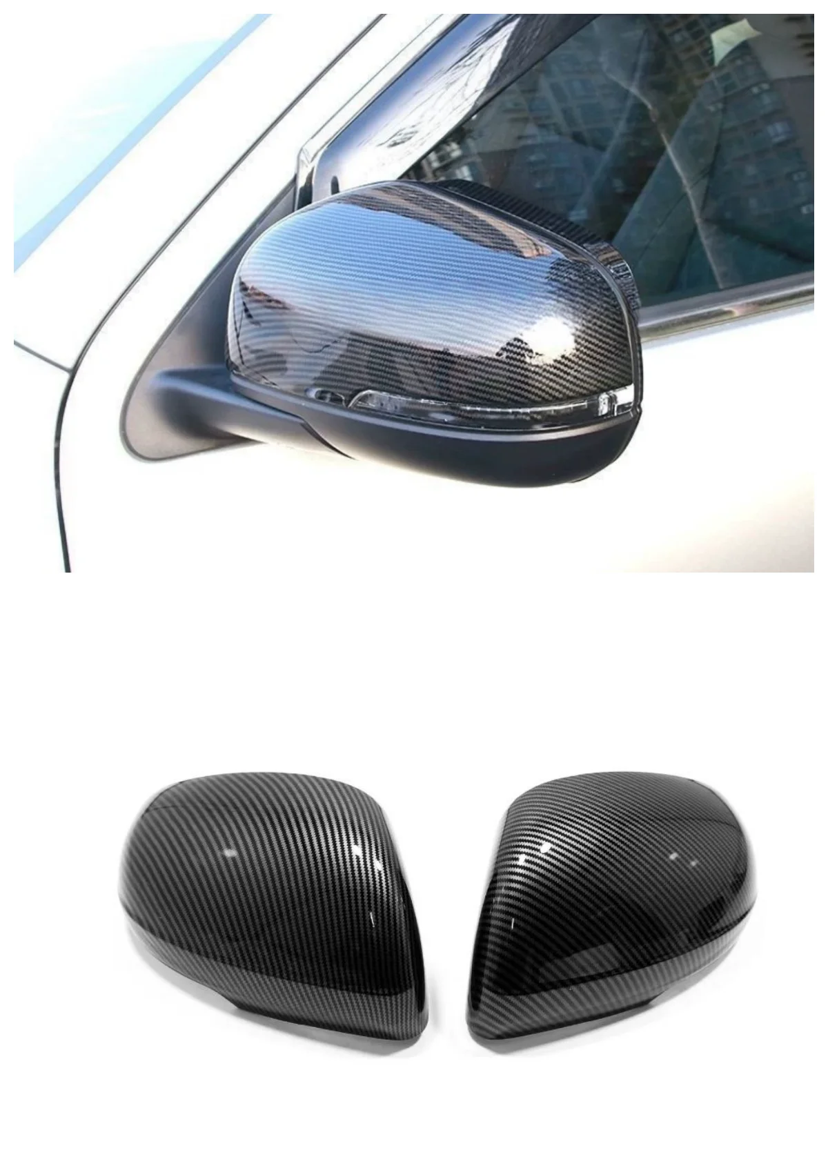 

Suitable for Great Wall Mountain Sea Cannon 2023 rearview mirror fuel tank cover ABS decoration Auto Parts 2 piece Set