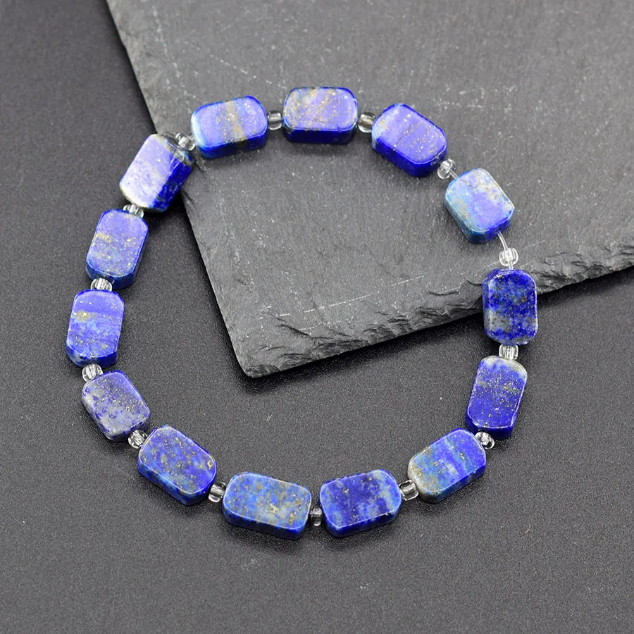 Original Natural Sparrow Irregular Beads Bracelet Men Women Elastic Rope Wristband Jewelry for Women Hematite Bangle Gift