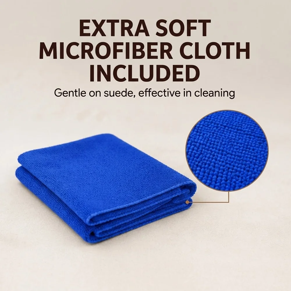 200ML Suede Nubuck Dry Cleaner Foam Spray Waterless Cleaning for Premium Shoes Sneakers Boots Uggs Velvet Care ZORILYNX