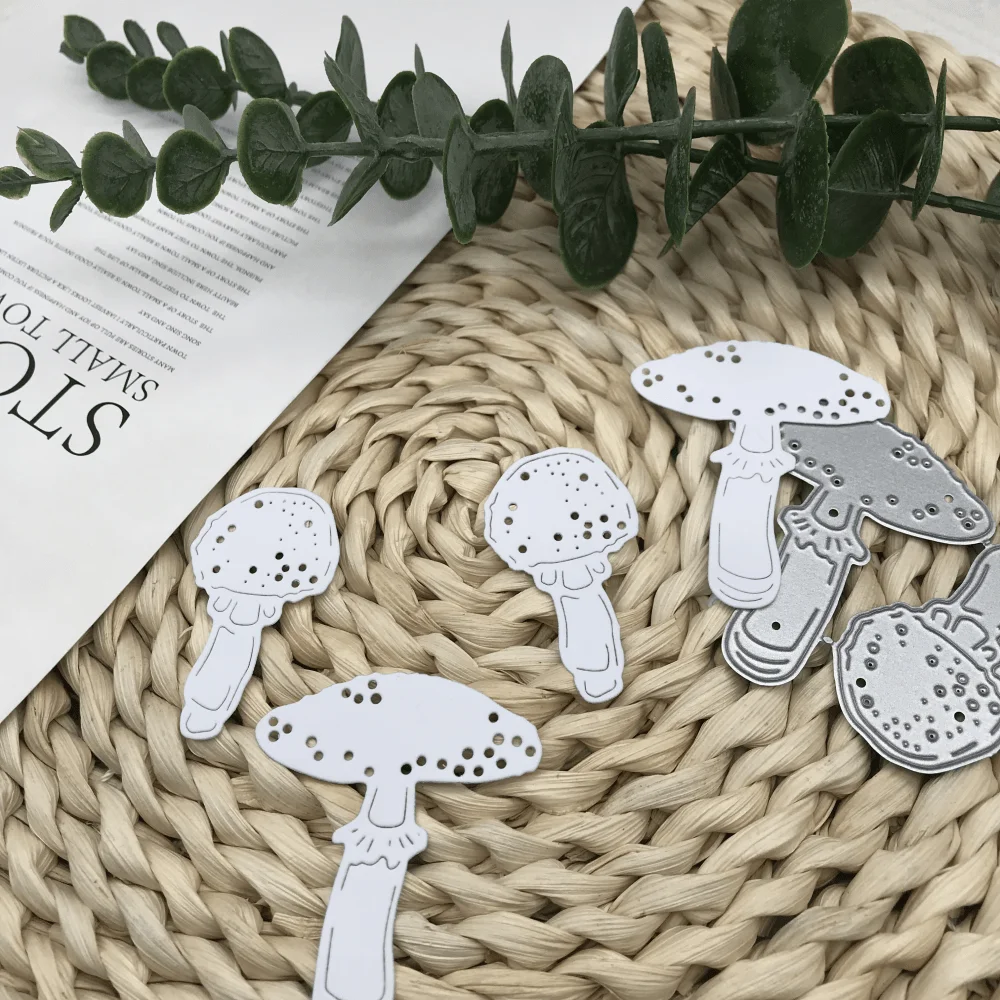 1pcs New metal cutting dies cut die mold mushroom decoration Scrapbook paper craft blade punch stencils dies