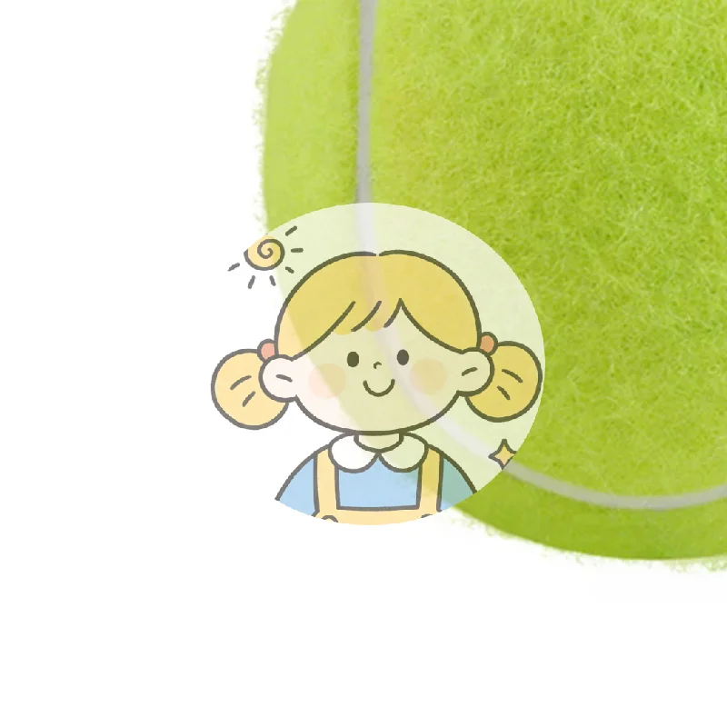 

[LA]1Pc Tennis Balls High Bounce Practice Training Outdoor Elastic Durable Dog Bite Toy 6.5CM