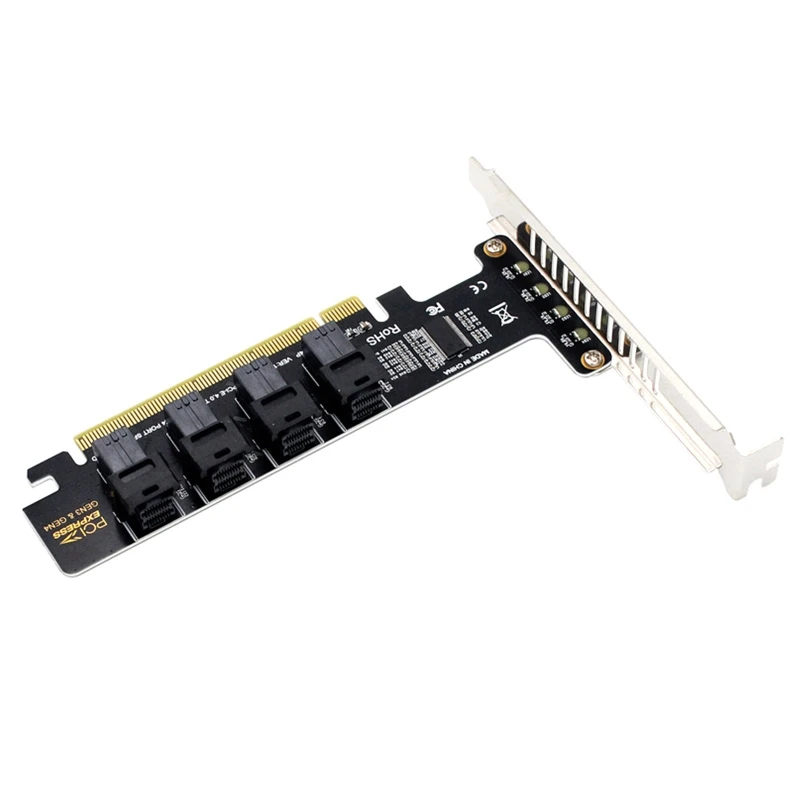 Scheda espansione PCIE X16 a 4 U.2 NVME SFF-8643 SFF-8639 Scheda split PCI-E4.0