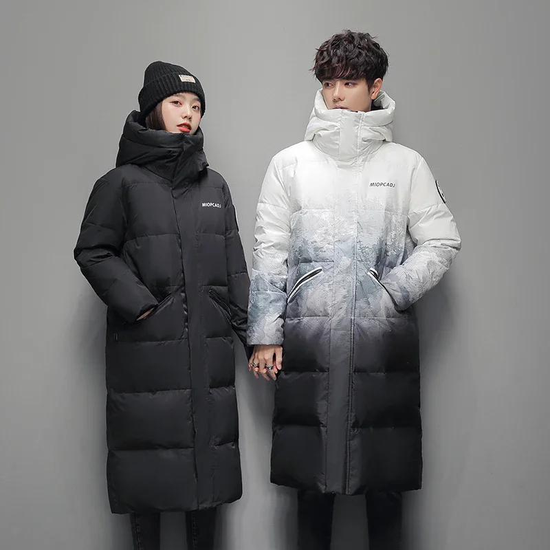 Outdoor High-quality Hiking Camping Trend Long Feather Jacket Comfortable Windproof Breathable Warm and Versatile Down Jacket