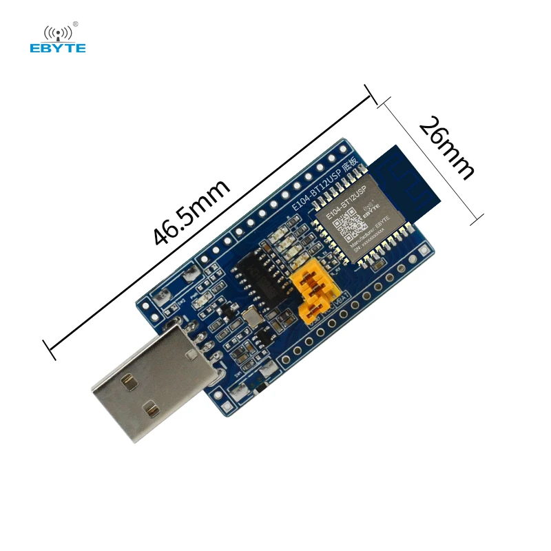 TLSR8253F512 2.4GHz BLE Test Board Sig Mesh UART Networking Module USB Interface 10dbm SMD Gateway EBYTE E104-BT12USP-TB