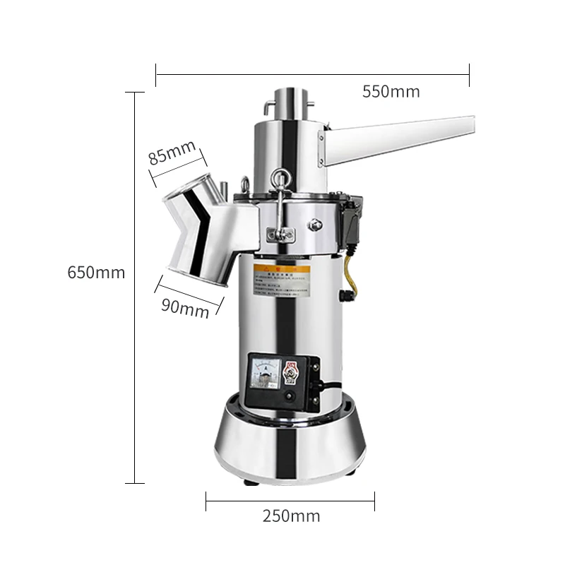 Widely Use Food Chemical Lab Mini Pepper Masala Rice Corn Seasoning Powder Pulverizing Machine