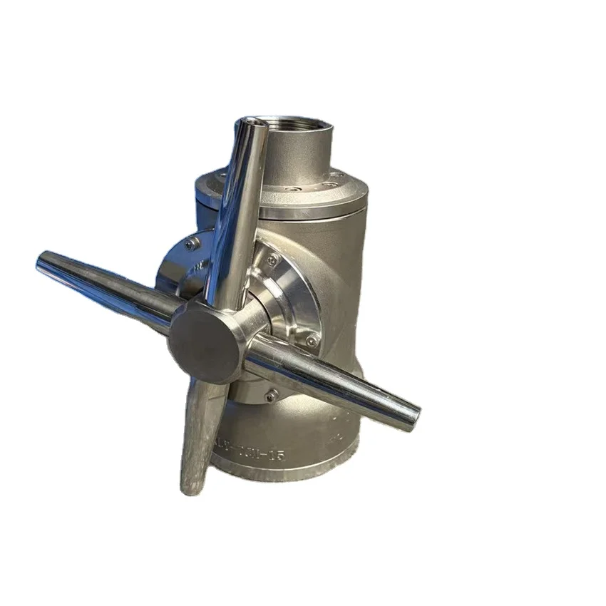 High Pressure 360 Degree Rotating Stainless Steel Tank Cleaning Nozzle For Large Tank Or Marine Industry