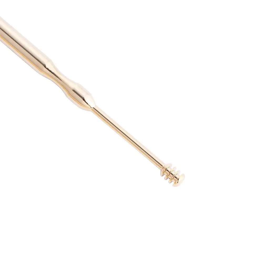 Steel Curette For Adult Spiral Type Double-ended Ear Picks Earwax Removal Tool Ears Dig Scoop Ear Wax Pick Ear Cleaner