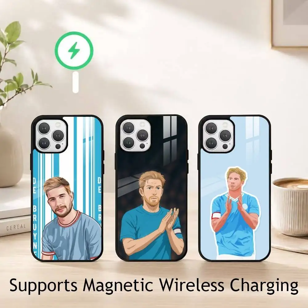 Cartoon Kevin-N De Bruyne gift Phone Case For iPhone18,17,16,15,14,13,12,11 Plus,Pro Compatible with magnetic wireless charging