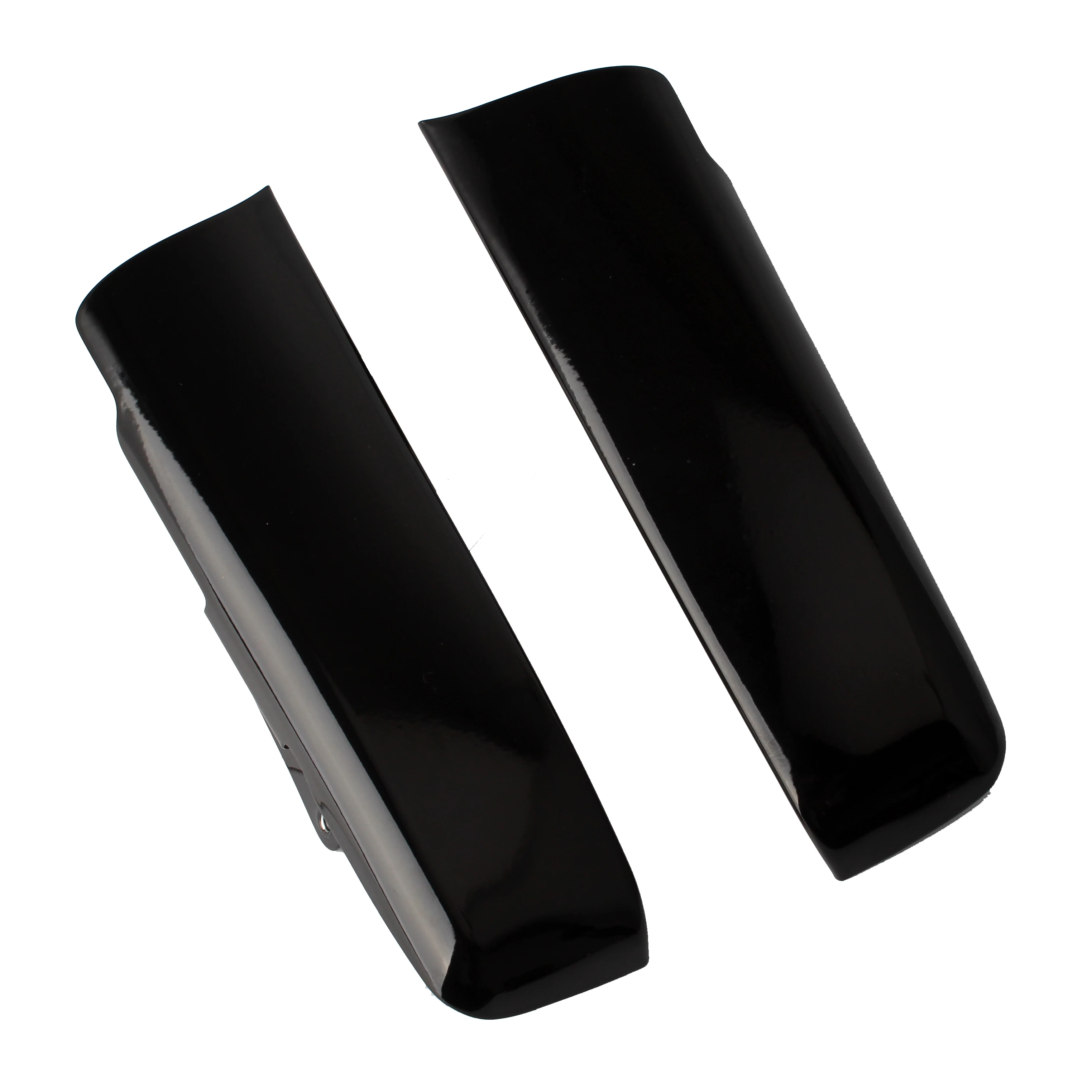 Motorcycle Black Rear Fender Saddlebag Filler Panels Strips For Harley Touring CVO Electra Glide Ultra Classic Road King 14-21