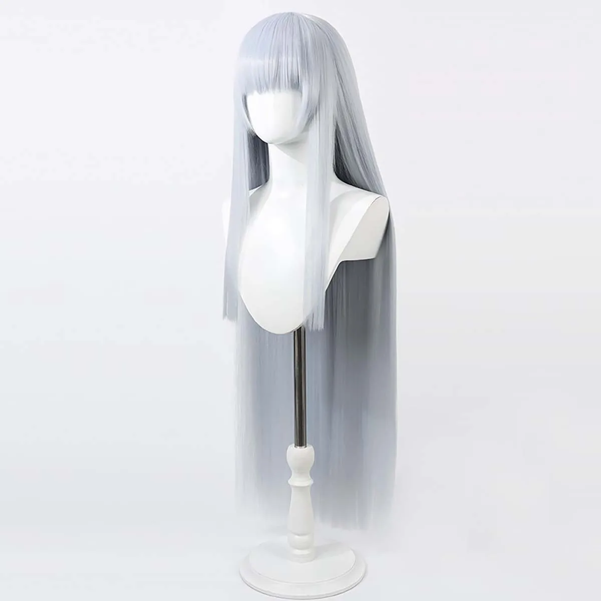 วิกผมยาวสีฟ้าอ่อน 1 เมตร สำหรับคอสเพลย์ตัวละครอุชิโอะ โนอา จากอนิเมะเรื่องบลูอาร์ไคฟ์ เกมฮาโลวีนสำหรับผู้หญิง