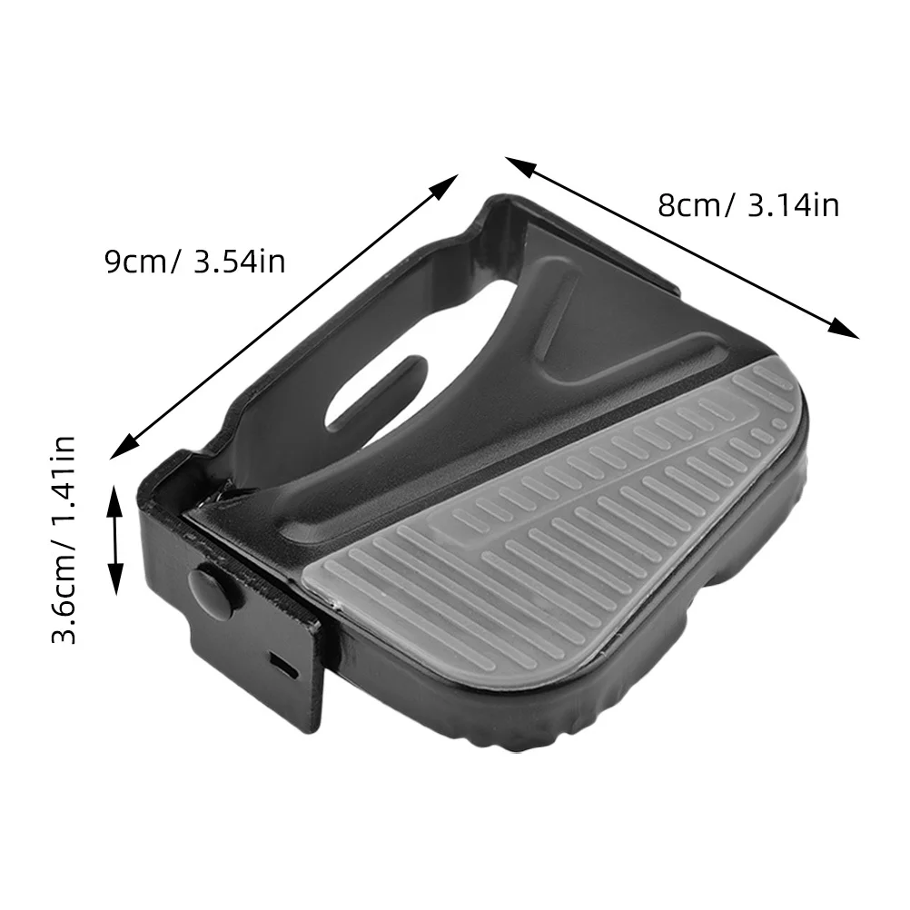 2 пары защитных велосипедных педалей, стальная подставка для ног на заднее сиденье, нескользящие задние подножки для велосипеда, аксессуары для велоспорта, безопасные велосипедные педали