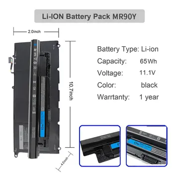Baterie pro notebooky Dell Inspiron 15-3521, 15-3531, 15-3537, 15-3542, 15-3543, 15R-5521, 17-3721, 17-3737, 17R-5737, 14R-5421. 8 nejlepší prodej Baterie pro Dell 3542 - №7