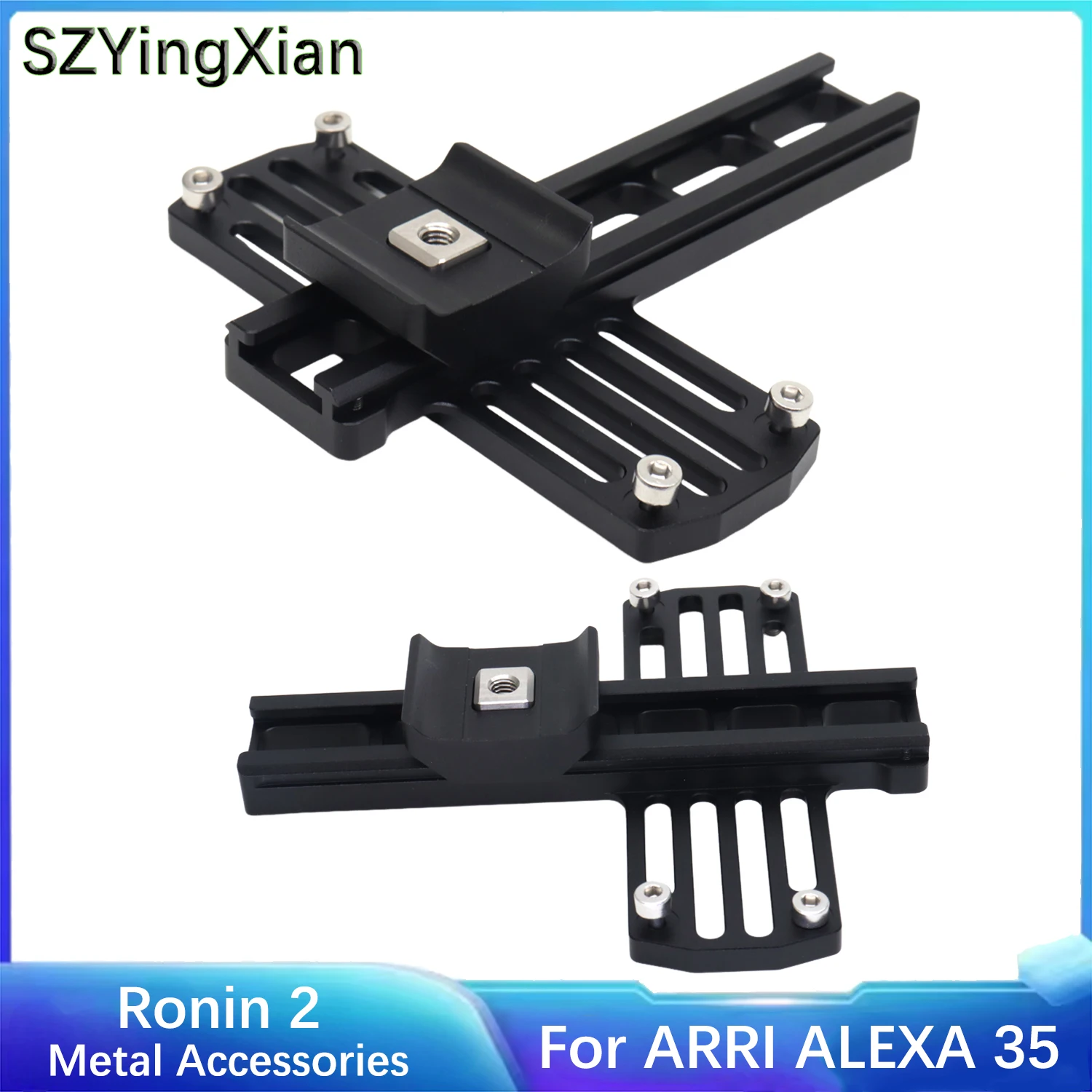 Cross Dovetail Quick Release Plate Sliding Cold Shoe Mount Adapter for ARRI ALEXA 35 Camera DJI Ronin 2  Extension Bracket