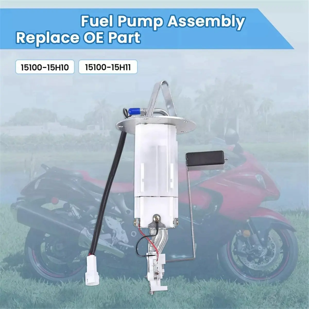 Super Sale 15100-15H11 Motorcycle Fuel Pump Module Assembly for Suzuki Hayabusa 1300 GSX1300 2013-2020
