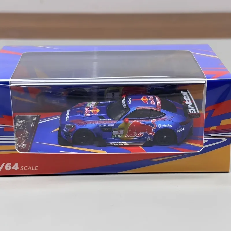 Модель автомобиля RM 1:64 AMG GT S из литого алюминиевого сплава, подарок для друзей на особых случаях, коллекционный предмет для взрослых.