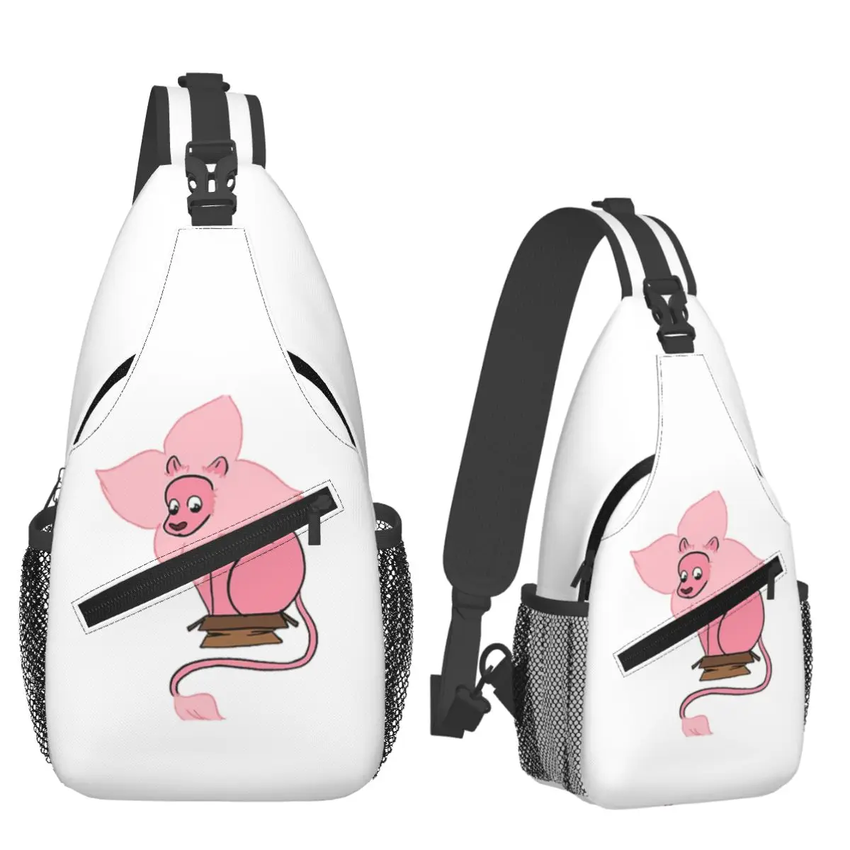 Steven Universe Lion Chest Bag Men Sling Crossbody Backpack Chest Bag Traveling Hiking Daypack Shoulder Bag