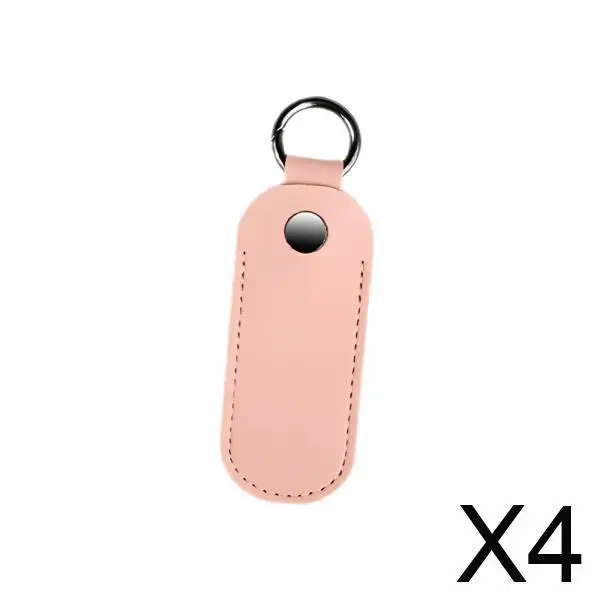 

Mini USB Storage Case PU Leather Flash Drive Protective Holder with Buckle for Data Safety
