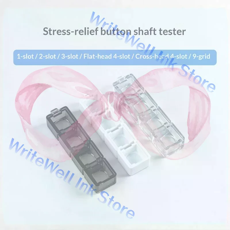 4 Slot Mechanical Keyboard Switch Tester Durable Plastic Shell 3 Colors For Custom Keyboard Enthusiasts