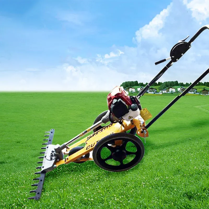 Agricultural Wasteland Lawn Mower Gasoline Orchard Lawnmower Gasoline  4/2 Stroke Lawnmower Garden Wasteland Lawn Machine