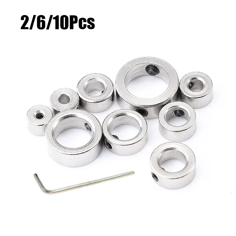 2/6/10 Drill Bit limit Ring Drilling Bit Depth Stop Collars Ring Positioner Double-hole Woodworking Carpentry Tools Accessories