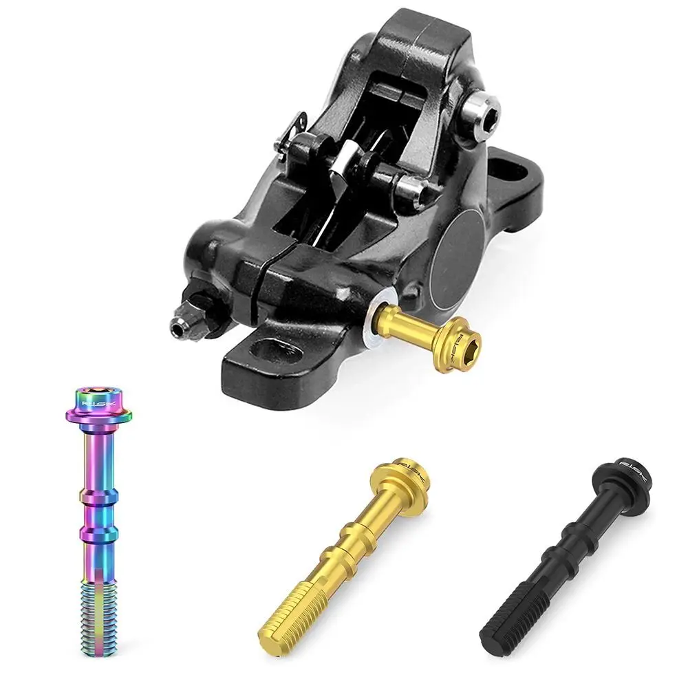 1 Set Titanium Alloy Bicycle Oil Disc Screws Multicolor Gold M4/M6/M8 Split Oil Tank Fixing Bolts Bike Accessories