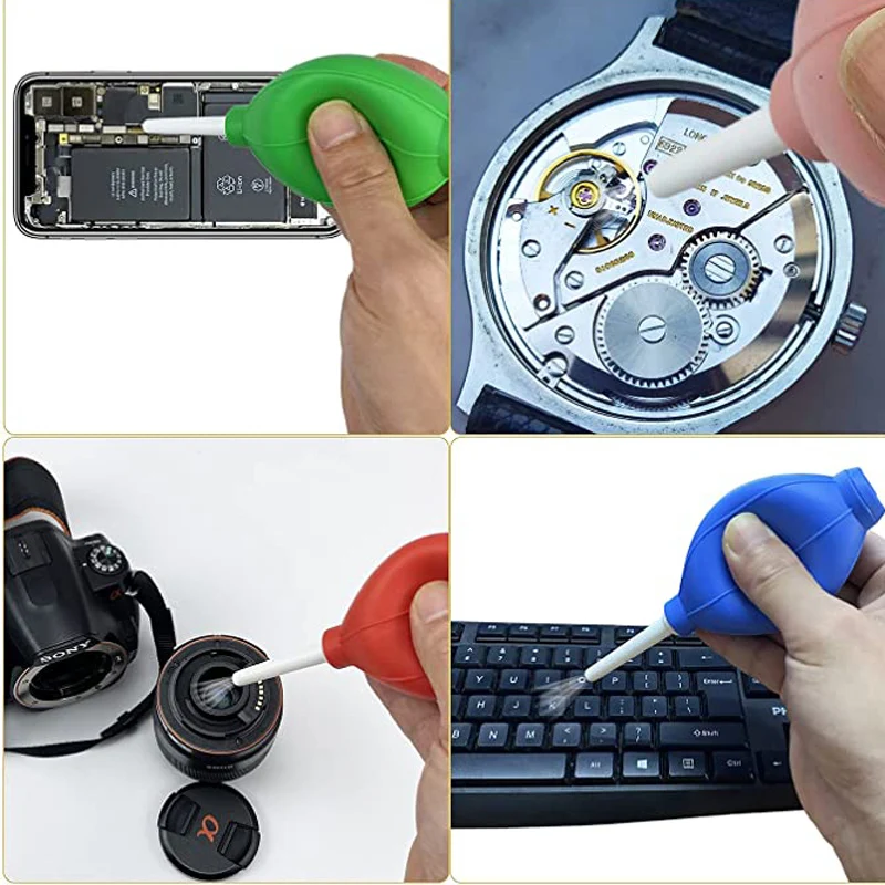Silicone Super Air Blower Blaster Pump Dust Cleaner Tool For Digital SLR Lens Sensor LCD Screens Keyboards