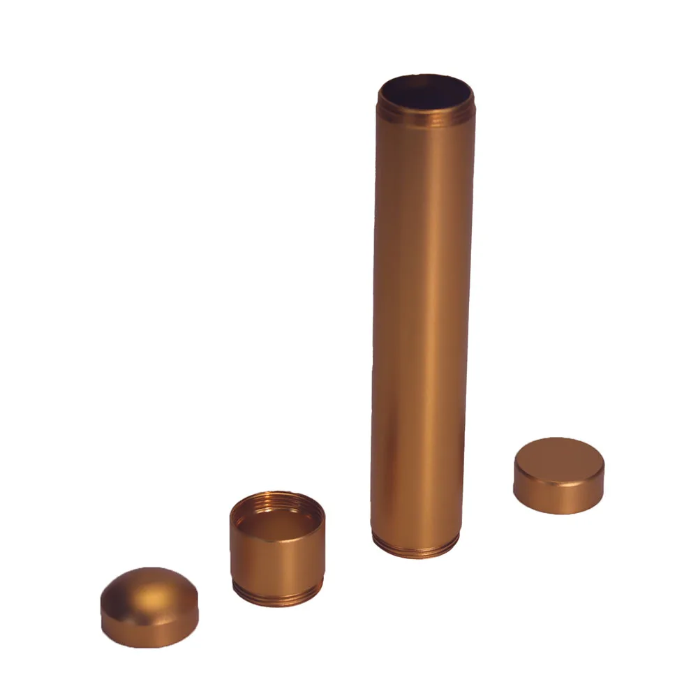 1Pc, Aluminum Alloy Storage Tube, Cigar Tube, Big Size Detachable Moisture-Proof Anti-Fall Sealed Tube, Portable Cigar Case Perf