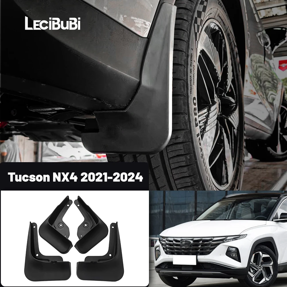 Für Hyundai Tucson NX4 2021 2022 2023 2024 4 stücke Schmutzfänger Vorne Hinten Schmutzfänger Spritzschutz Kotflügel Auto Kotflügel Zubehör