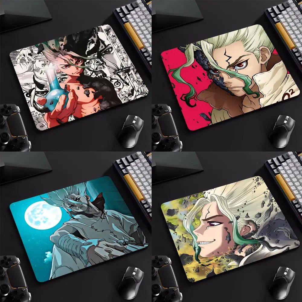 dr.stone hots Mouse Pad Cartoon rubber Small mouse pad desktop computer office keyboard e-sports ROGs game