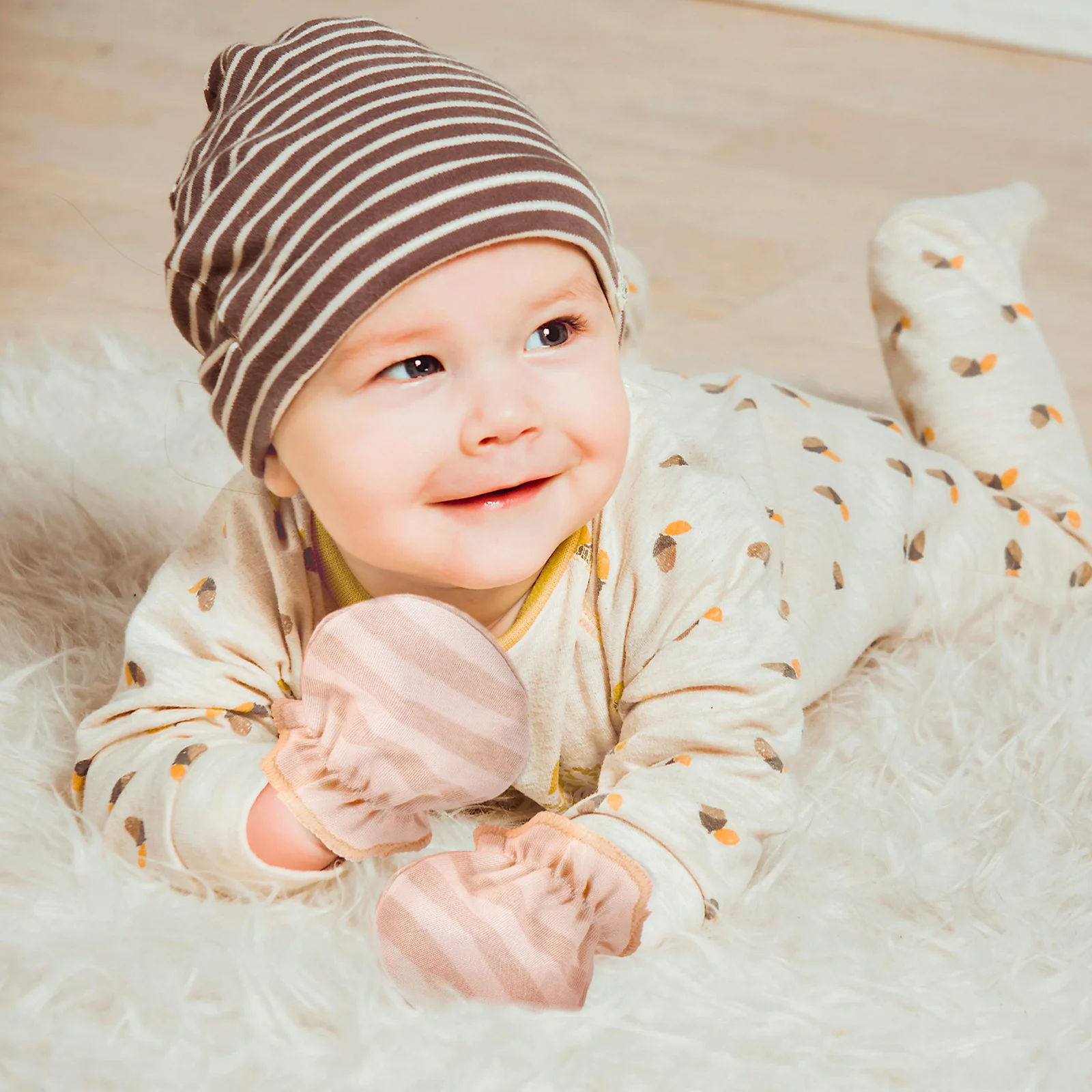 2 pary ciepłych rękawiczek dla niemowląt, bawełniane, oddychające, chroniące przed zadrapaniami, dla dzieci z delikatną skórą, styl unisex