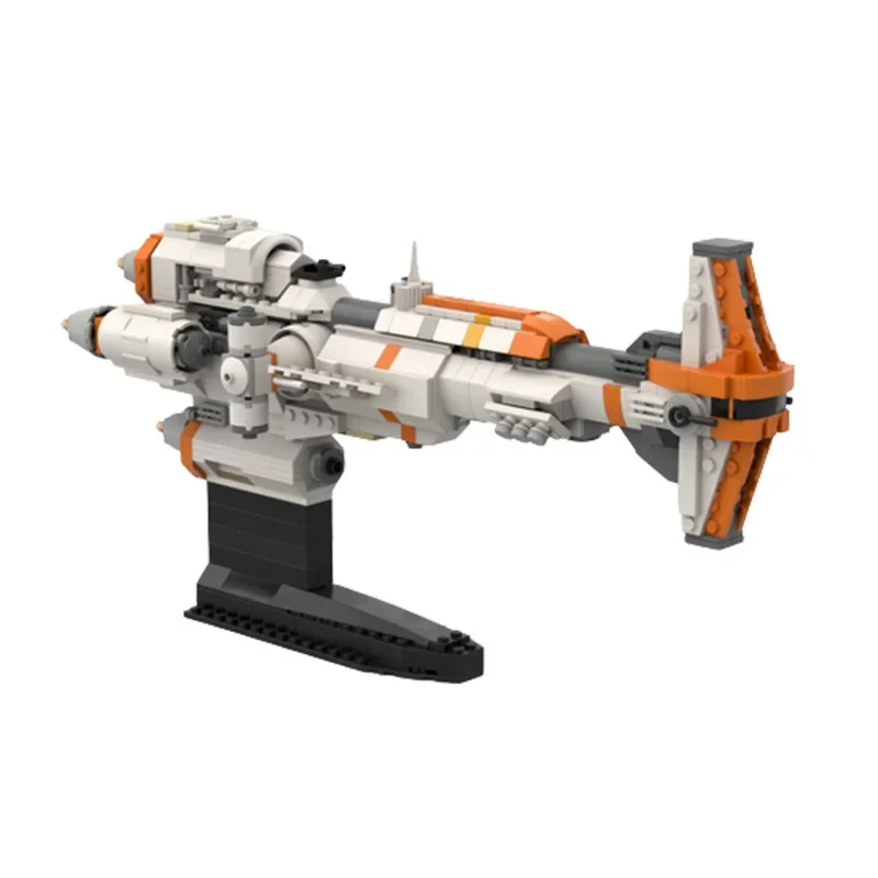 

MOC знаменитая звезда, серия фильмов, кованый космический корабль, строительные блоки, модель флота, масштабная сборка, кирпичи, сделай сам, развивающие игрушки, подарки для детей