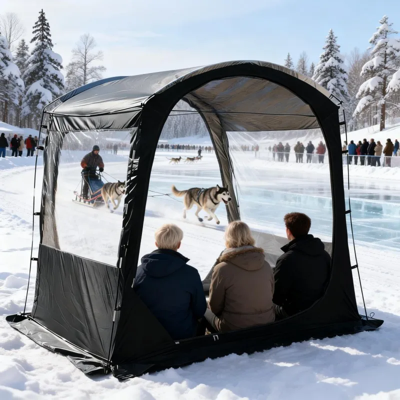 

Warm & Cold-Proof 2-3 Person Winter Tent – Roomy, Cost-Effective & Multi-Functional for Outdoor Ice Snow Trips