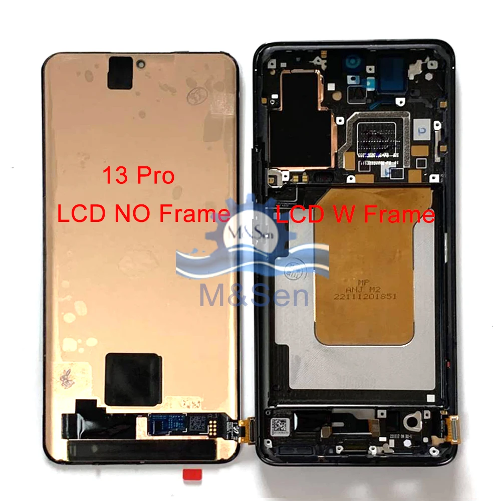 OLED Original For Xiaomi 13 Pro Mi 13 LCD Display Screen Touch Panel Digitizer For Xiaomi 13 Pro Mi 13 LCD Frame