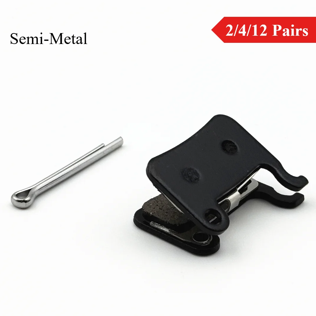 Halbmetall, 2/4/12 Paar, Scheibenbremsbeläge für Mountainbike, für Shimano Xiaomi Zoom HB100 HB870 HB875 A01S Deore M595 XTR M966