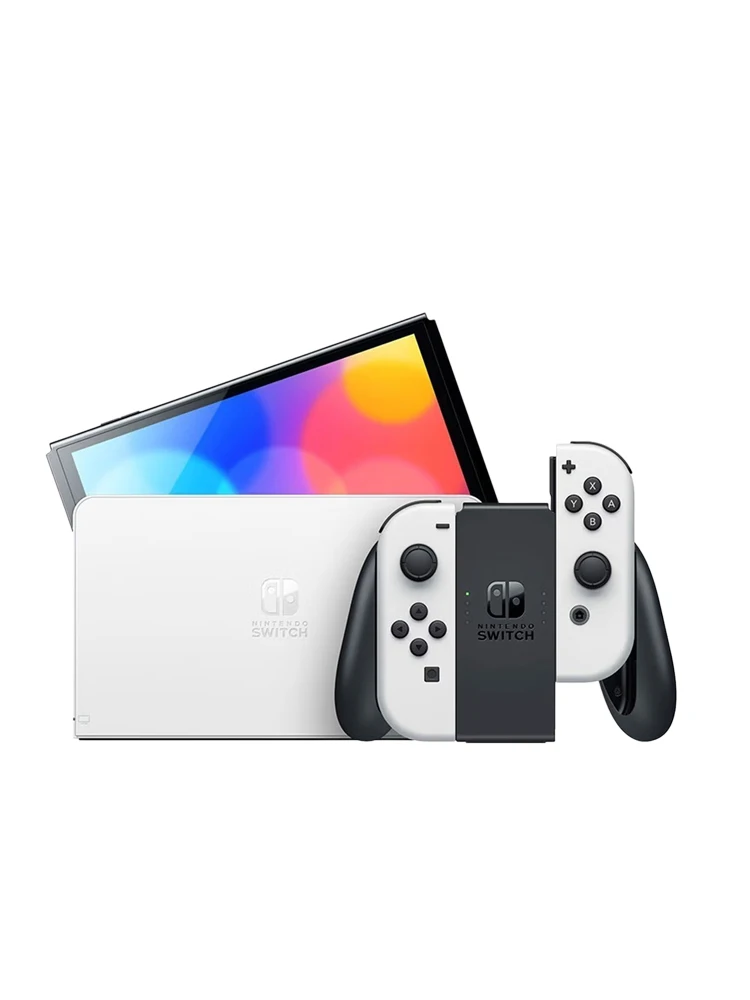Nintendo Switch OLED-Modell, 7-Zoll-Bildschirm, Joy-Con-Konsole, stabiler TV-Modus, Spielcontroller, verbessertes Audio, einstellbar