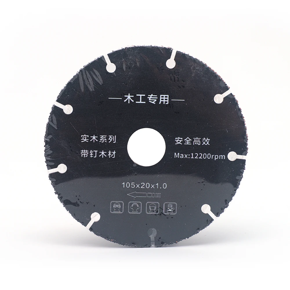 1Pc 105mm Wood Cutting Disc Multi-function Wood Ultra-thin Diamond Woodworking Saw Blade