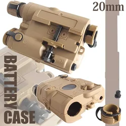 Tactical PEQ NGAL DBAL A2 MAWL C1 Dummy Laser Flashlight Airsoft Weapon Decorative Box 20mm No function Battery Case Fit hunting