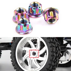 Titanium M4 Nuts Drift Car for 1/10 RC Crawler Car Traxxas TRX4 Defender TRX6 AXIAL SCX10 RC4WD D90 Wheel